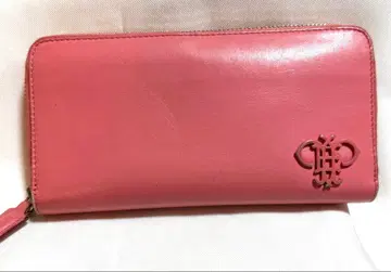 EMILIO PUCCI 핑크 로고 장지갑