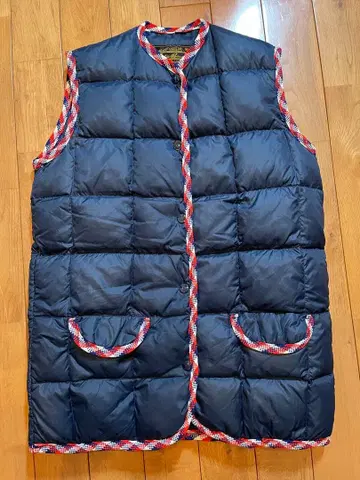 [ 빈티지 ] Eddie Bauer 파이핑 다운 베스트