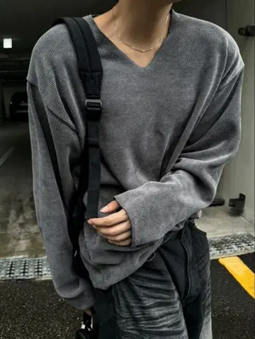 망설이는 사람 절대 봐! COSYHARU 브린 V넥 컷오프 니트