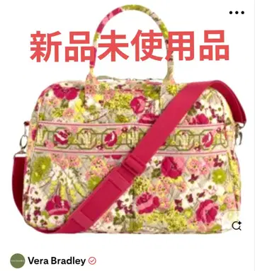 베라 브래들리 꽃무늬 보스턴 백 여행 가방 레어