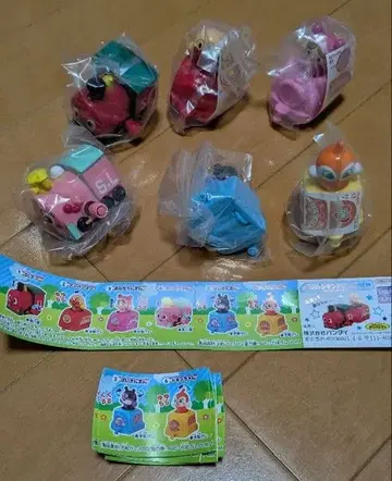 호빵맨 기차 NEW 캡슐 토이 6개