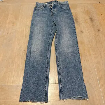 리바이스 밑단 슬릿 데님 팬츠