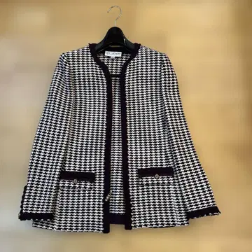 세인트 존 노카라 체크 자켓