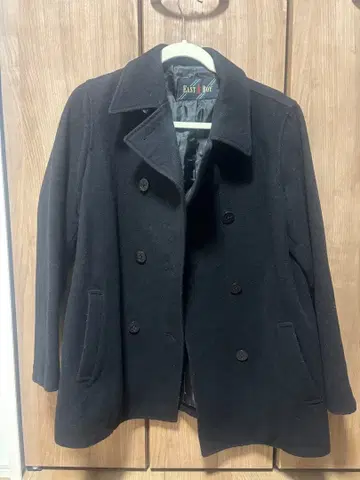 East Boy 블랙 피 코트