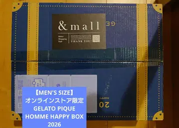 새상품 GELATO PIQUE HOMME HAPPY BOX 2025