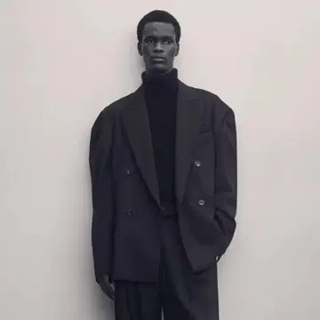 steinDeformedShoulderDoubleBreasted 자켓