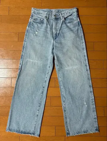 프레임워크 아웃 오브 프레임 데님 스트레이트 팬츠