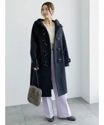 Te chichi 모사 더플 롱 코트 네이비 새상품