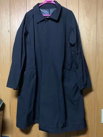 블랙 스텐카라 코트 프릭스스토어 테크 스트레치