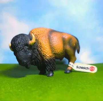 슐라이히 바이슨 피규어 택 포함