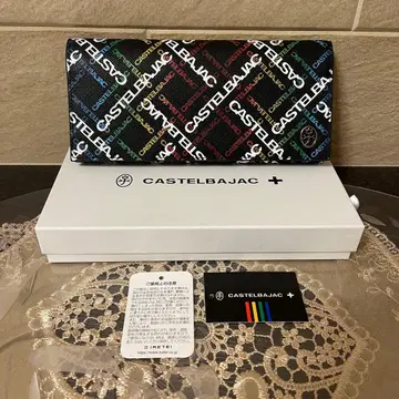 [ 새상품 ] 까스텔바작 소가죽 이단 장지갑 블랙 17,600엔