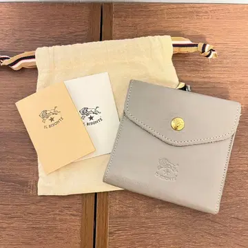 ILBISONTE 2020 가을/겨울 컬러 클레이 그레이 접이식 지갑