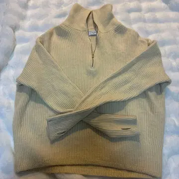 SLOBE iENA 아이보리 하이넥 스웨터