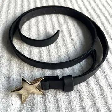 Deuxieme Classe RIKA 스타 벨트 가죽 벨트 가는 벨트