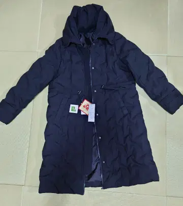 블랙 롱 다운 자켓