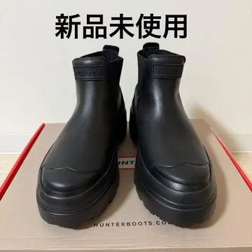 리파인드 익스플로러 풀온 가죽 부츠 통굽 부츠