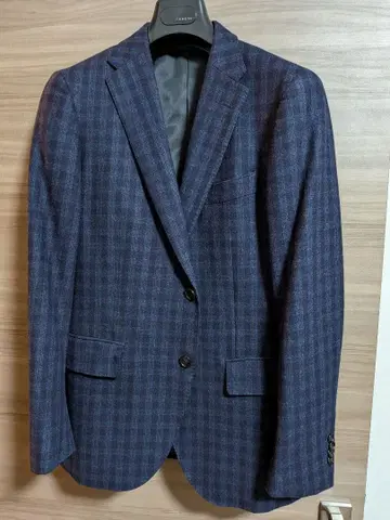 VITALE BARBFRIS CANONICO 체크 테일러드 자켓