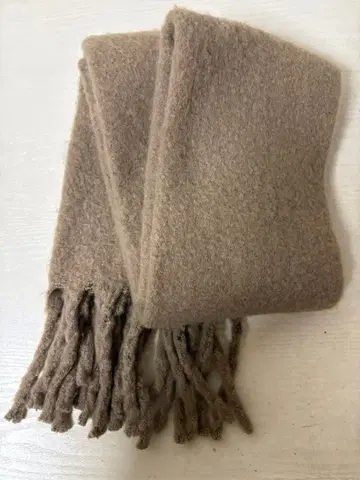 [ 새상품급 ] 아르페쥬 스토리 복슬복슬 머플러 모카