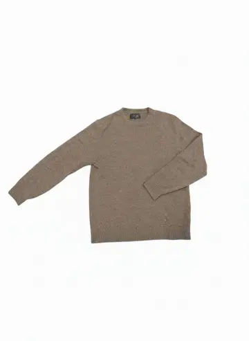 BEAMS 니트 스웨터 올리브 L 사이즈 울 미들 게이지