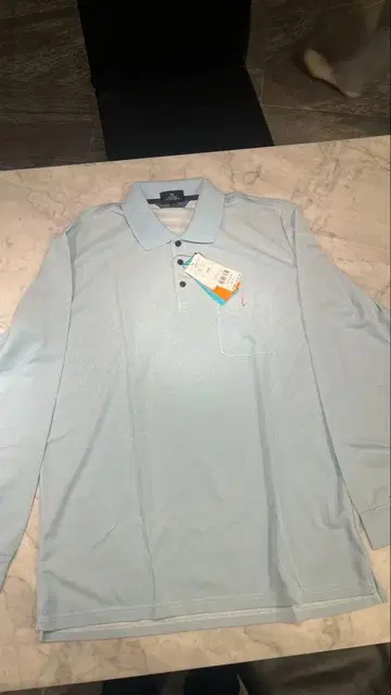 THE OPEN 골프 셔츠 XL 사이즈 라이트 블루