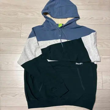 huf 다색 후드티