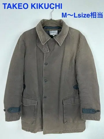 TAKEO KIKUCHI 브라운 자켓 빈티지 느낌 안감 찢김 있음