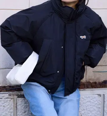 새상품 페니스 발수 방풍 충전솜 블루종