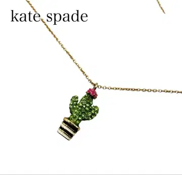 kate spade 케이트 스페이드 선인장 목걸이 골드 컬러