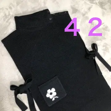 새상품 미들 기장 니트 베스트