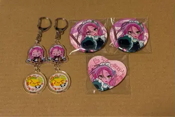 에이리언 스테이지 에이스테 미지 카페 캔뱃지 키링