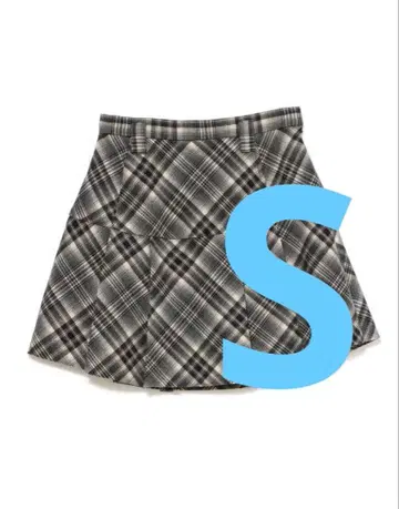 andmary Coco check mini pleats skirt S