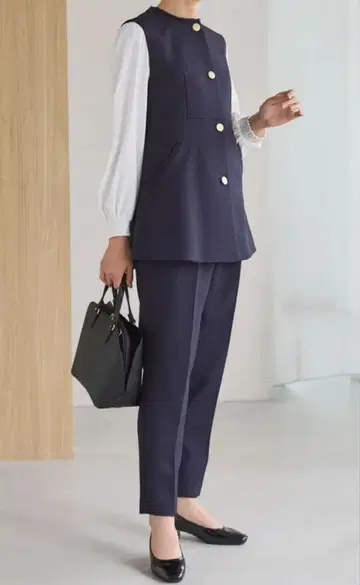 SUIT SQUARE 트위드풍 팬츠