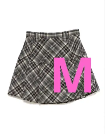 andmary Coco check mini pleats skirt S