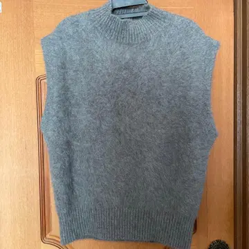 UNITED ARROWS 폭스 캐시미어 니트 베스트