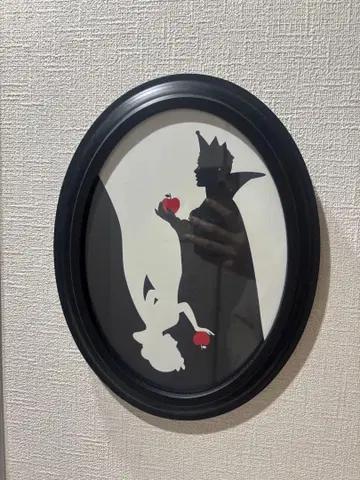 실루엣 아트 백설공주 프레임