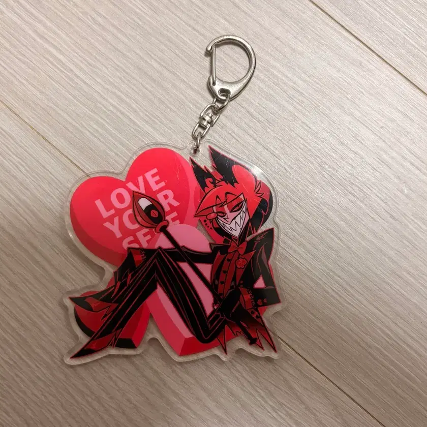 Hazbin Hotel Alastor Valentine Keychain on Bunjang Global Site.