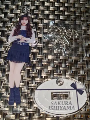 이시야마 사쿠라 하로콘 2026 미니 아크릴 스탠드 키링