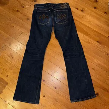 플랫 헤드 RJB 부츠컷 데님 D107 29인치