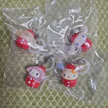 딸기 메지루시 액세서리 산리오 포무푸리 시나모롤 마이멜로디 우사하나