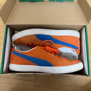 PUMA 오렌지 블루 스니커즈