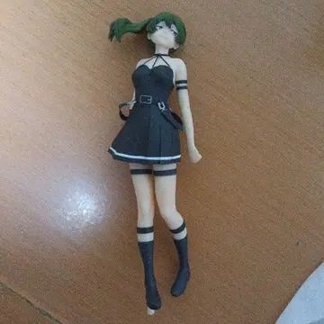 그린 헤어 블랙 미니 드레스 피규어