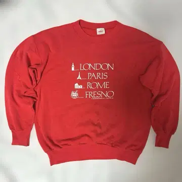 80s USA제 vintage sweat 맨투맨 단색 프린트