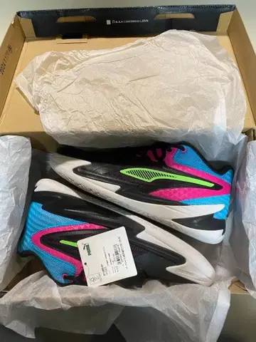 Puma 농구 신발 블랙/핑크/블루