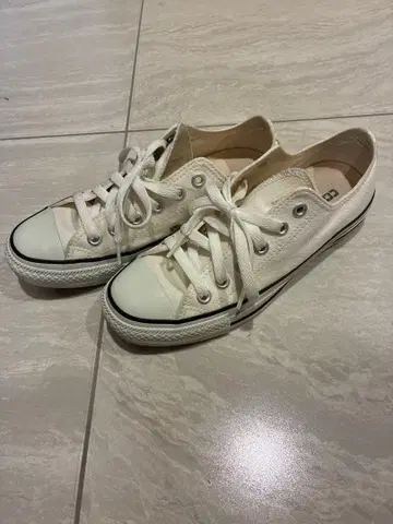 컨버스 ALL STAR 화이트 로우컷 스니커즈