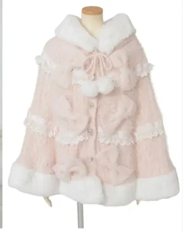 LIZLISA 밀피유 레이스 판초