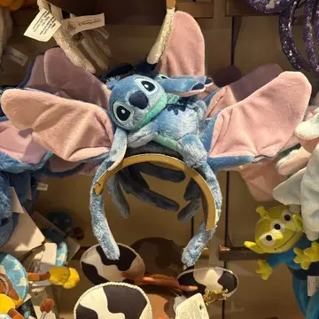 [ 미사용 새상품 ] 스티치 홍콩 디즈니 머리띠