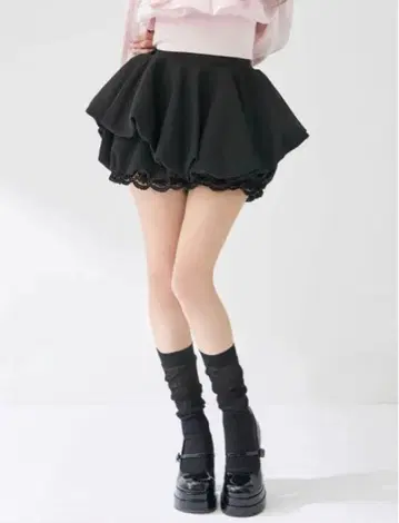 Darich 다리치 볼륨 벌룬 미니 스커트 FREE-L