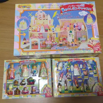 주의! 꿈의 크레용 왕국 크레용 캐슬 피규어 세트