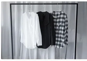 ASKYY/Botton&string 튜닉 셔츠/사쿠라이 씨 착용