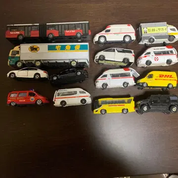 미니카 세트 14대 소방차 구급차